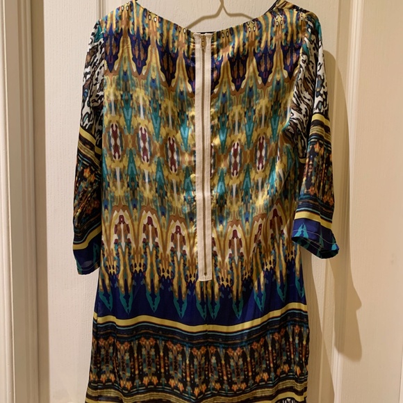 BEDO Printed Satin Mini Dress/ Size S - Picture 2 of 5